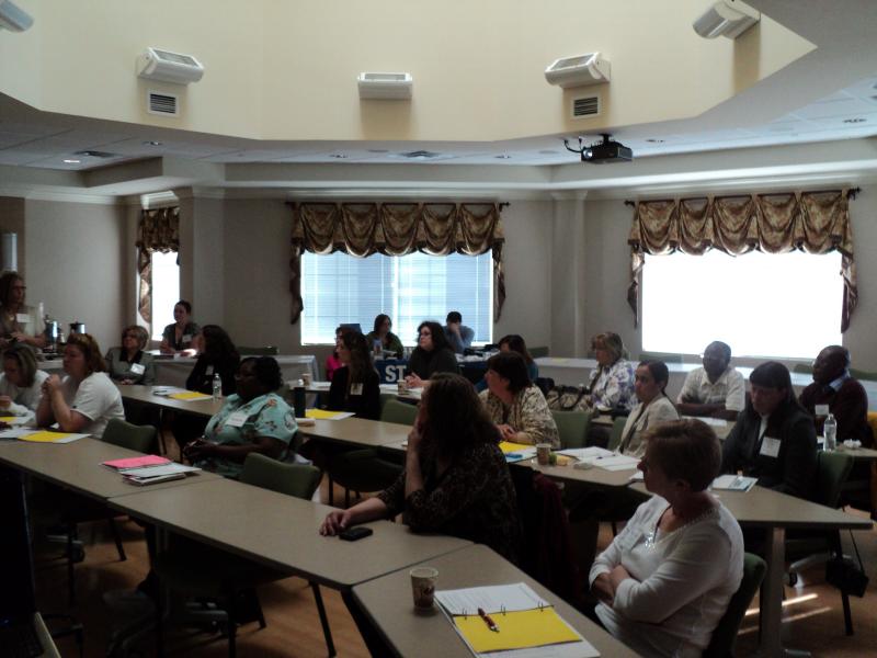 Cross section of some of the participants at the workshop